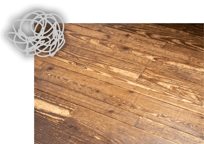 床が「ギシギシ」と軋むような音がする